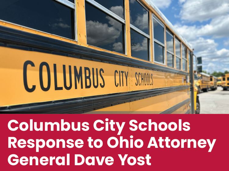  Columbus City Schools Response to Ohio Attorney General Dave Yost